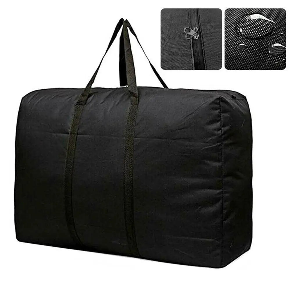 1pc Extra Large Waterproof Moving Luggage Bags Laundry Shopping Bag Non-woven Fabric Cubes 80*48*25cm Home Storage Packing Tool