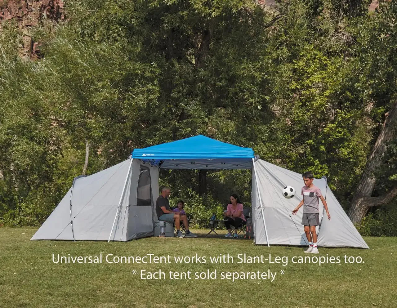 Ozark Trail 4-Person Connect Tent Universal Canopy Tent (Canopy Sold Separately)