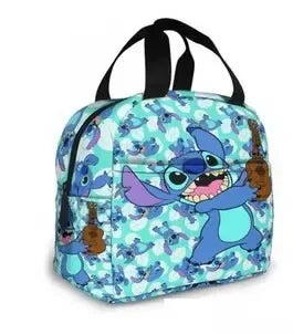 Disney Anime Lilo&Stitch Insulated Lunch Box Cartoon Stitch Waterproof Cooler Handbag Bento Bag Lunch Container Food Storage Bag