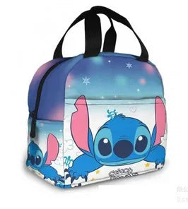 Disney Anime Lilo&Stitch Insulated Lunch Box Cartoon Stitch Waterproof Cooler Handbag Bento Bag Lunch Container Food Storage Bag