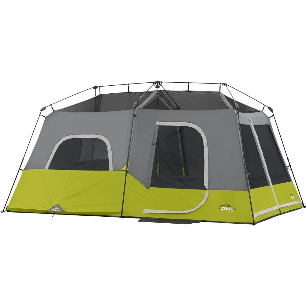 Core 9 Person Instant Cabin Tent - 14' x 9', Green (40008)