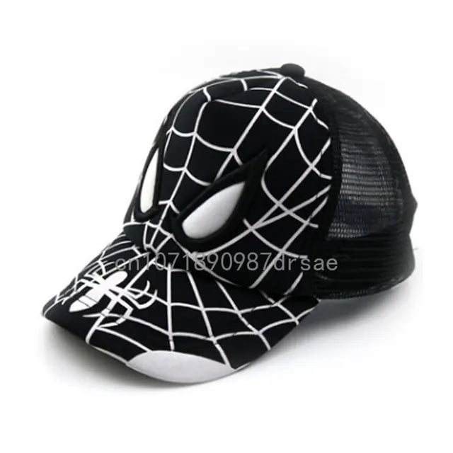 Disney Anime Spider Mans Baseball Cap Boys Autumn Baby Hats Spiderman Cartoon Children's Fashion Sun Caps Kids Hat Cap Gift 2-8y