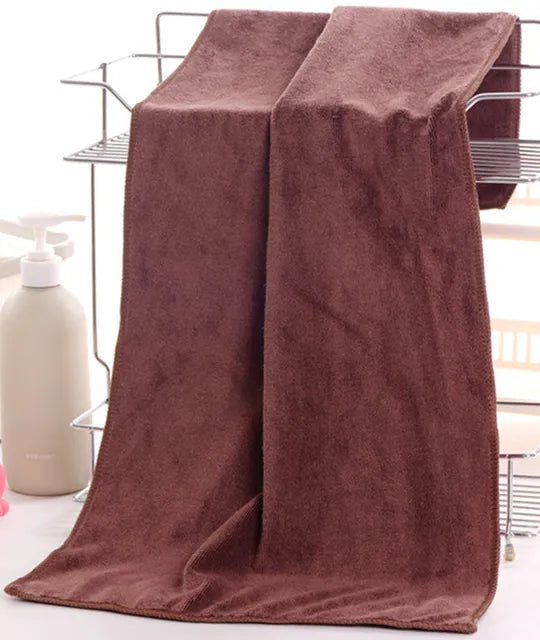 thick Beauty Salon Bath Towel and Face Towel Massage Quick-Dry Special Large Towel Thick Microfiber Absorbent Soft Steaming Tow