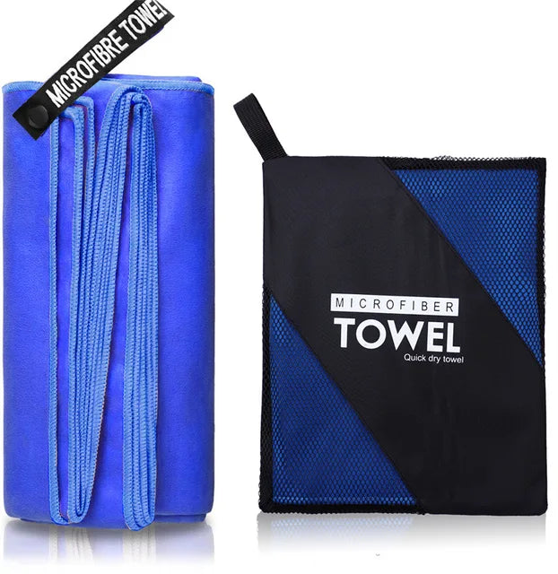 Thickened microfiber towel travel sports quick-drying super absorbent large hair towel super soft and lightweight fitness towel