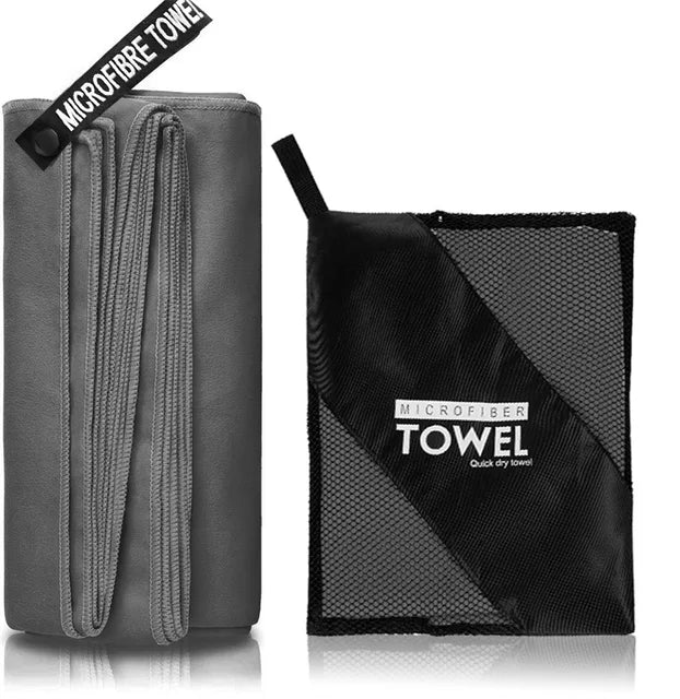 Thickened microfiber towel travel sports quick-drying super absorbent large hair towel super soft and lightweight fitness towel