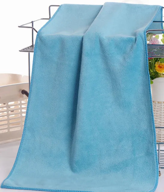 thick Beauty Salon Bath Towel and Face Towel Massage Quick-Dry Special Large Towel Thick Microfiber Absorbent Soft Steaming Tow