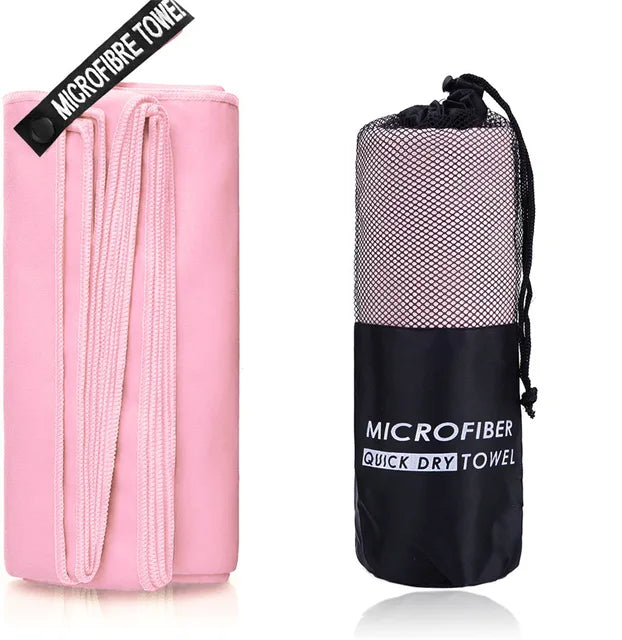 Thickened microfiber towel travel sports quick-drying super absorbent large hair towel super soft and lightweight fitness towel