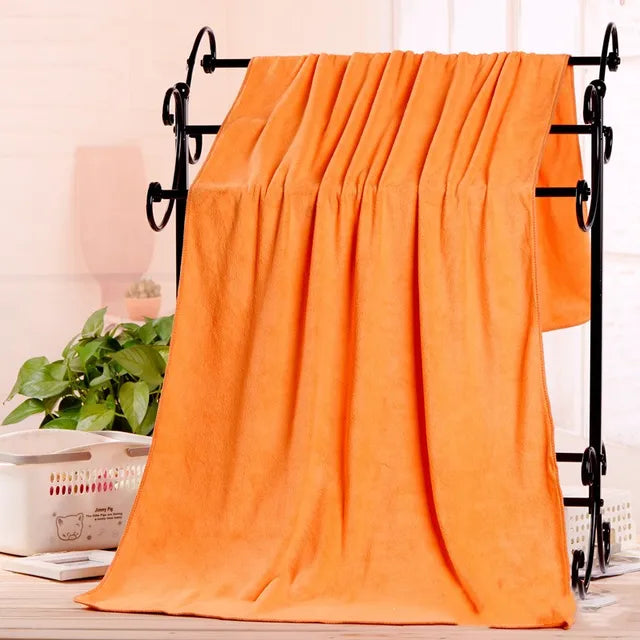 thick Beauty Salon Bath Towel and Face Towel Massage Quick-Dry Special Large Towel Thick Microfiber Absorbent Soft Steaming Tow