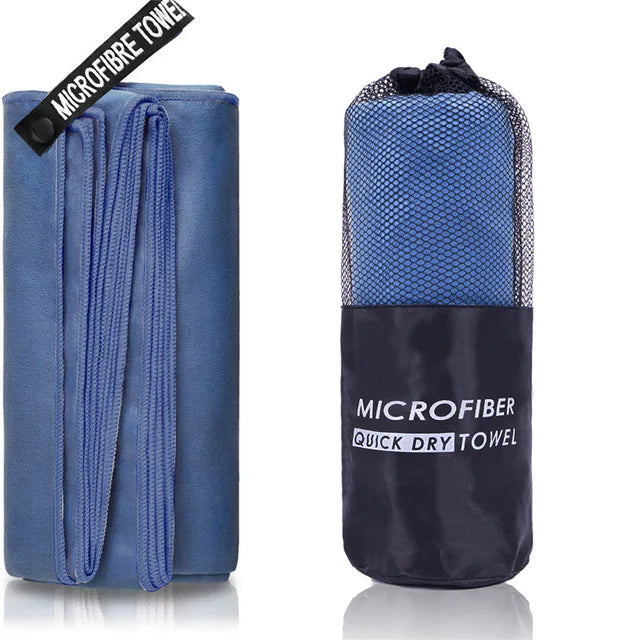 Thickened microfiber towel travel sports quick-drying super absorbent large hair towel super soft and lightweight fitness towel