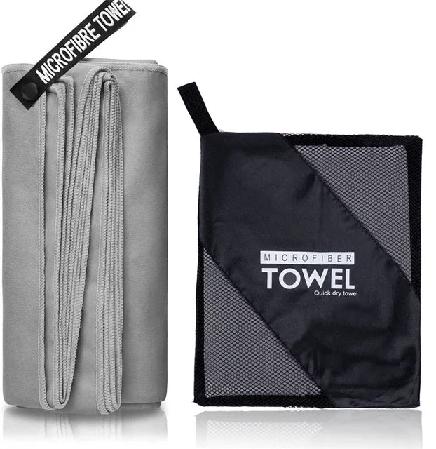 Thickened microfiber towel travel sports quick-drying super absorbent large hair towel super soft and lightweight fitness towel