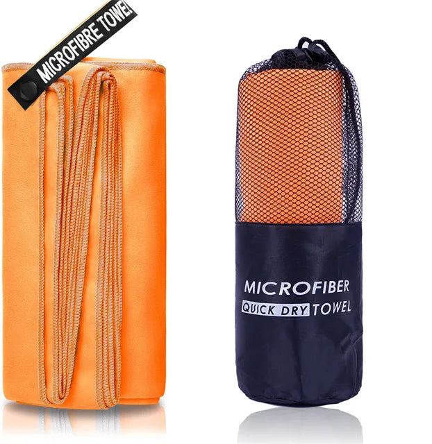 Thickened microfiber towel travel sports quick-drying super absorbent large hair towel super soft and lightweight fitness towel